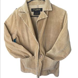 Corduroy Beige Blazer